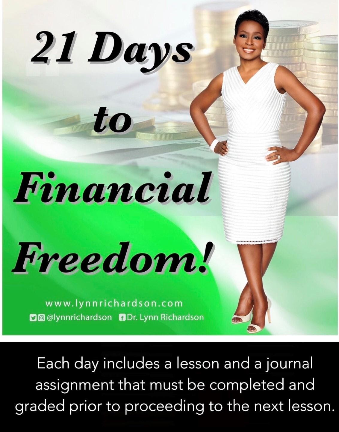 Book cover 21 Days to Financial Freedon
